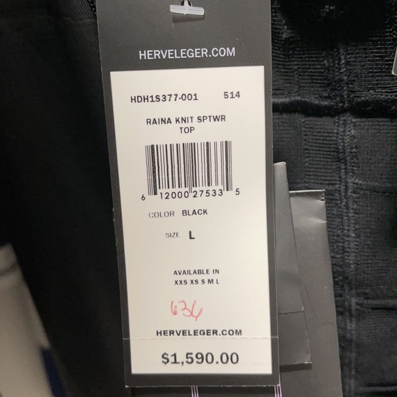 Herve Leger Black Sanja Bandage Skirt Set w/ Tags - Picture 10 of 11